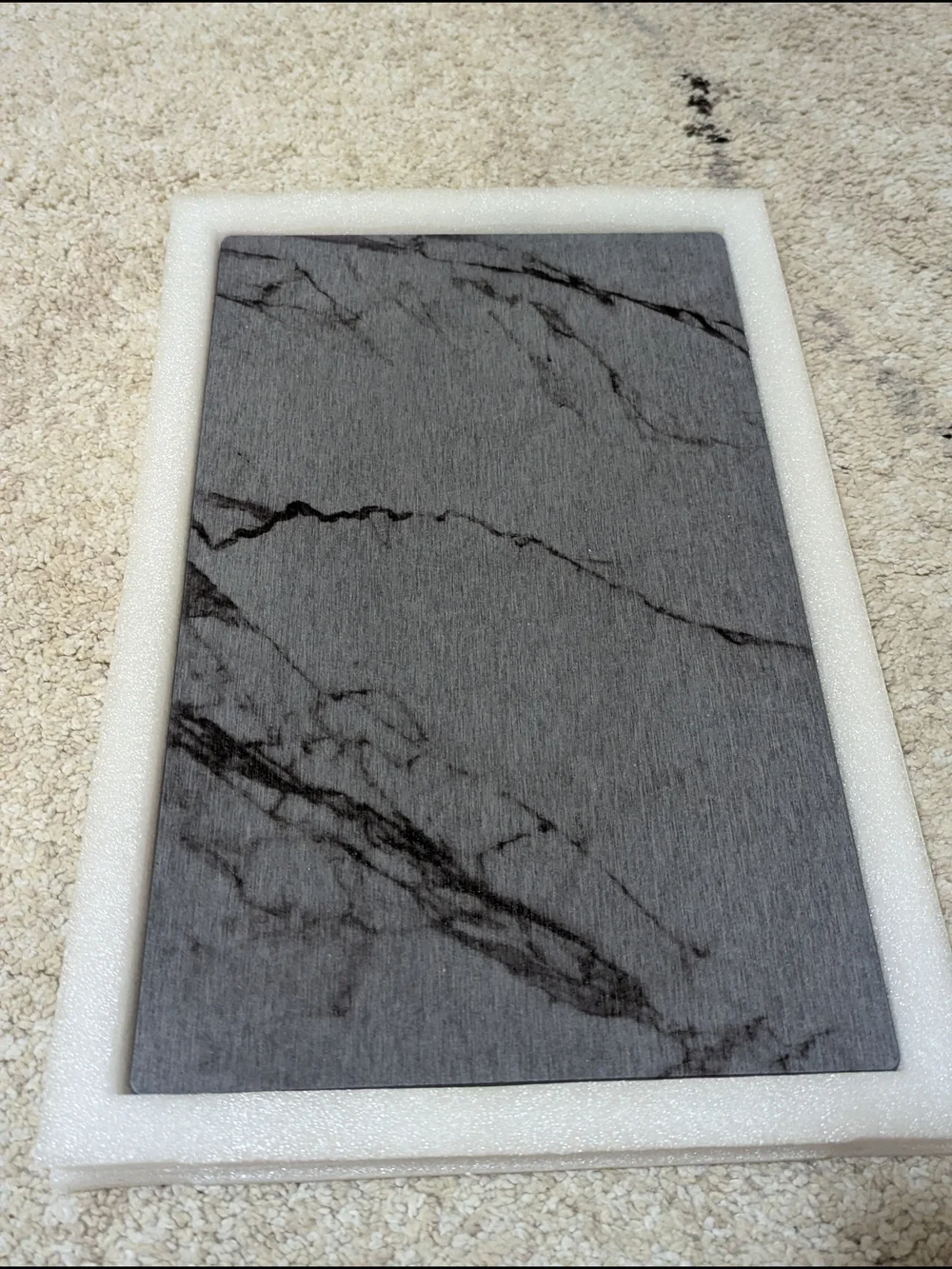 Stone Dish Drying Mat Gray - Kitchen Accessory
